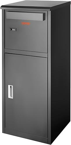 Miniatura 12 de VEVOR Cajas de entrega de paquetes para exteriores de 16.2 x 15.8 x 44 pulgadas, caja de entrega de acero galvanizado para paquetes con cerradura