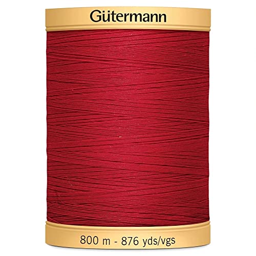 Gutermann Cotton 50 Hilo 800M Rojo miniatura 1