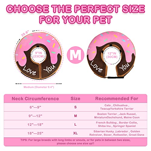 Dog Donut Collar – Soft Dog Cones for Large Medium Small Dogs, Inflatable Dog Cone Alternative After Surgery Pet Recovery E Collars Cones for Dogs and Cats Dog Donut Collar – Soft Dog Cones for Large Medium Small Dogs, Inflatable Dog Cone Alternative After Surgery Pet Recovery E Collars Cones for Dogs and Cats
