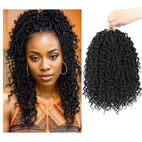Image of 8 Packs Crochet Hair for Black women, Goddess Locs Crochet Hair,