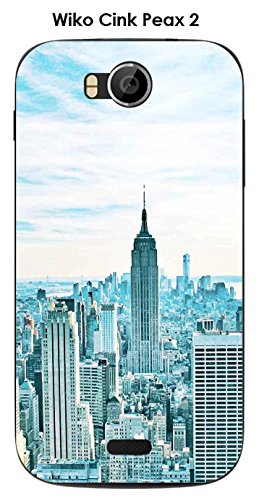 Onozo Coque Wiko Cink Peax 2 Design New York Bleu