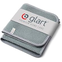 Glart H44T2 Set of 2 Dough Cleaning Cloths - 32 x 32 cm Each - Ideal for Dough Leftovers on Bowls, Whisks, Stainless Steel & Silicone - Reusable, Dishwasher Safe, Gentle & Efficient