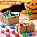 Halloscume 50 Pcs Halloween Mini Rats Model Figures Little Fake Rat Statue Small Mice Realistic Figurines for Gift Bag and Halloween Egg Fillers Prank Hide (Red, Yellow, Green, Blue, Purple)