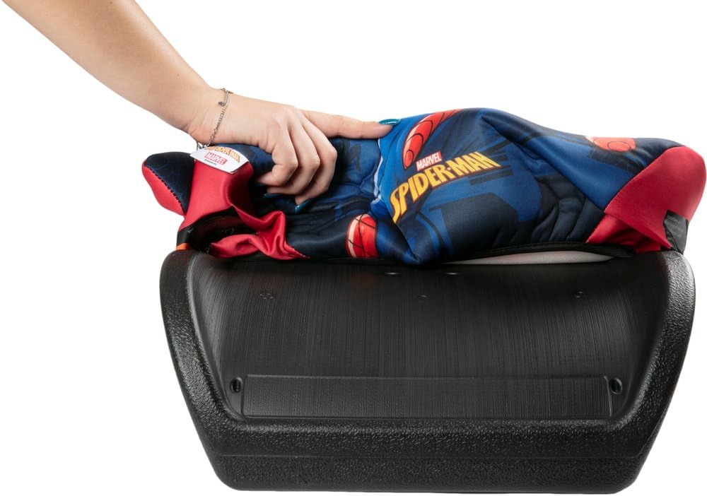 Siège Auto Pour Enfant Spiderman City Booster 125 à 150 Cm I-Size R129, Rehausseur De Voiture Avec Accoudoirs Ergonomiques, Système Universel Avec Ceinture De Voiture, Design Marvel Spiderman