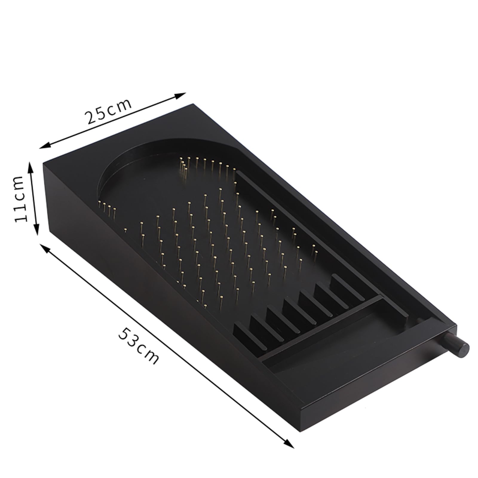 Flipper Fai da Te, Tabellone Decisionale per Flipper, Piastra Galton, Legno Massello, con Biglie (Grande) - 53 * 25 * 11 Cm