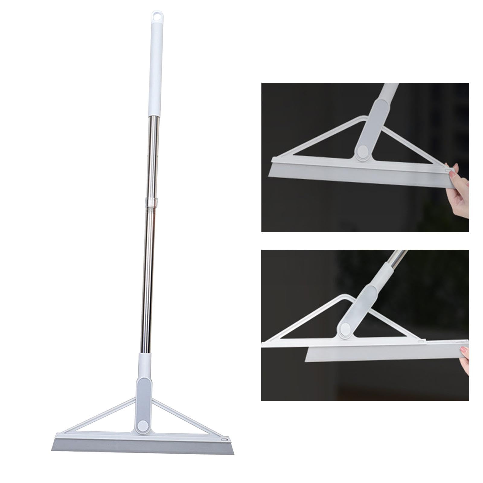 Magischer Rakelbesen für den Boden – Multifunktions-Gummibesen mit 104,1 cm verstellbarem Griff, Haushaltsreinigung, Kehrmaschine für Tierhaare, Teppich, Wasser