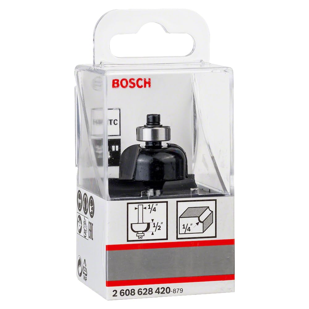 Bosch Bosch 1x PRO Router Bit Cove (for Softwood, Hardwood, Ø 25,4 mm, Professional Accessory Hand-Held Router, Trim Router)