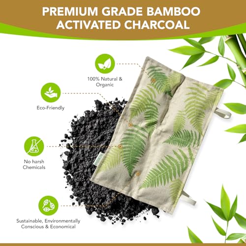 Chaleco absorbente de olores de carbón activado de bambú reutilizable para ropa 6