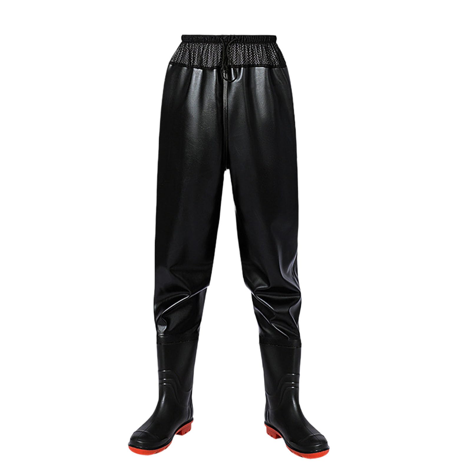 Pantalones de vadeador transpirables para evitar el sudor pescando con botas 8