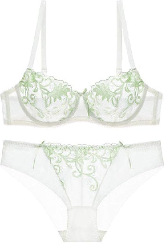 N\P Transparent Underwear Women Set See Through Bra Set Sexy lace