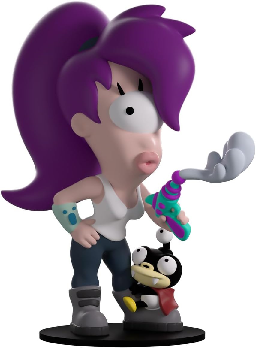 Youtooz Leela and Nibbler 4.5" Vinyl Figure, Collectible Futurama Leela & Nibbler Figure Futurama Collection