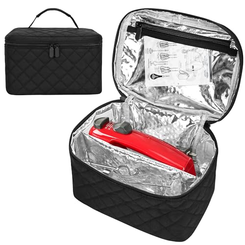 FURIMETY Quilted Electric Hand Mixer Carrying Bag for KitchenAid 5/6/7/9