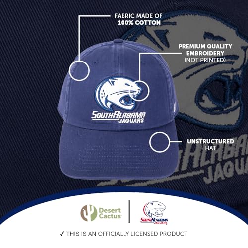 Gorra bordada azul con cierre ajustable para adulto miniatura 4
