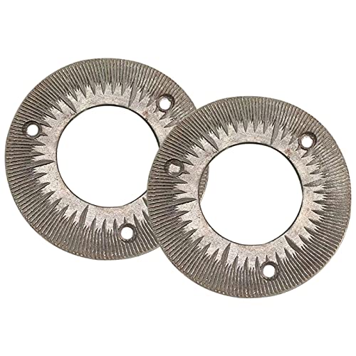 Image of 2PCS Grinding Sheets for 3000W 110V Electric Grain Mill Heavy Duty Commercial Grain Grinder Machine Feed Grain Mills Grain Dry Feed Flour Mills Cereals Grinder Rice Corn Grain Coffee Wheat with Funnel