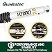 Quadratec Dual Steering Stabilizer - Fits Jeep Wrangler JK & Unlimited 4-Door 2007-2018 - Built to Original Specifications - Plug & Play Replacement