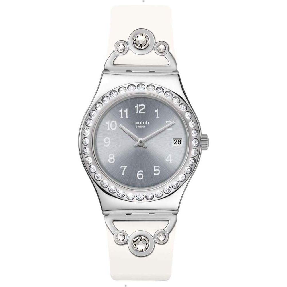 Swatch YLS463 - Reloj de Pulsera analógico para Mujer (Mecanismo de Cuarzo,