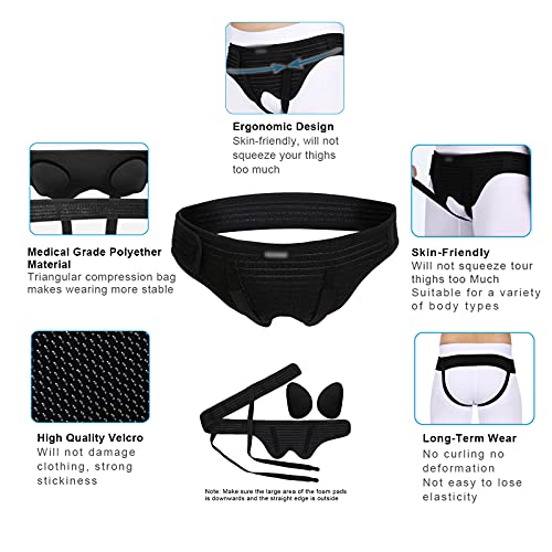 Faja para Hernia Inguinal o Deportiva con Almohadillas, Talla S miniatura 7