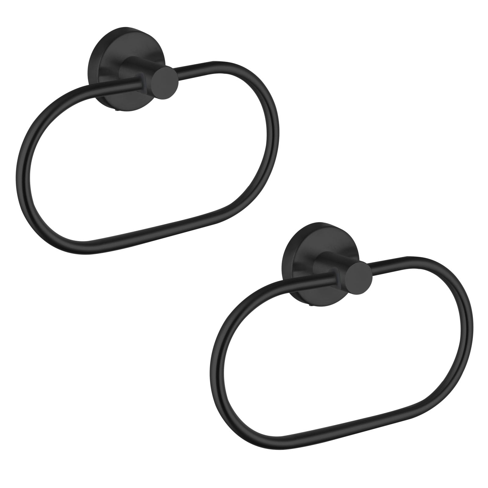 Eolax Towel Ring for Bathroom Towel Bar Hangers Wall Mount, Stainless Steel Hand Towel Holder, Modern Round Towel Hanger