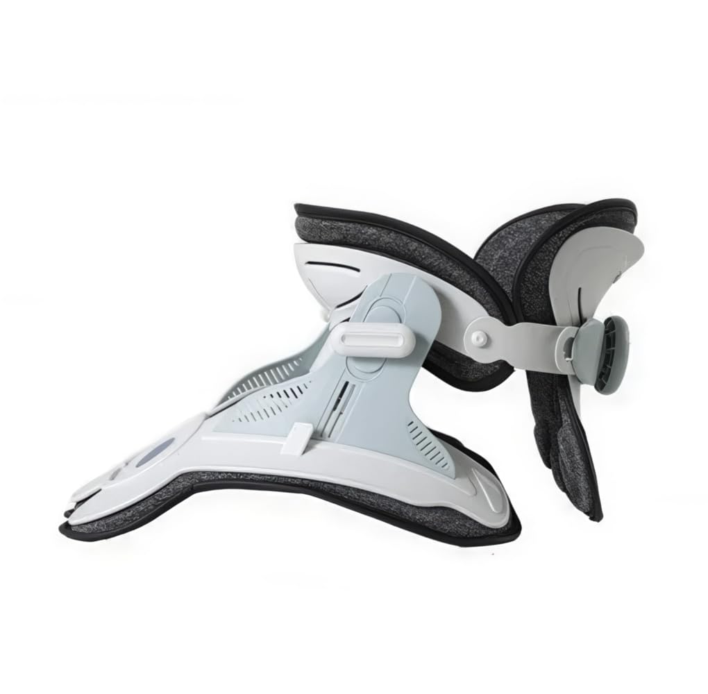 Extensor cervical ortopédico con soporte multizona, ajuste eléctrico y materiales transpirables para alivio del dolor de cuello