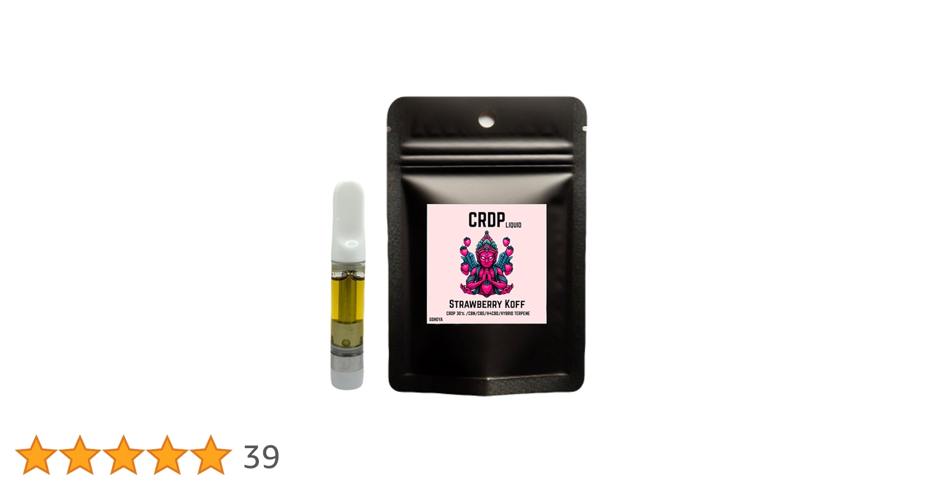 CRDH60%DGN35%リキッド 1ml Fire OG Amazon | Happy9【CBG】CBDリキッド 『OG KUSH』 1ml CBG45