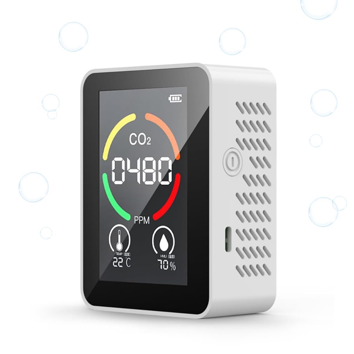 Serplex® Air Quality Monitor, 3 in 1 LCD Multifunctional CO2 Detector Carbon Dioxide Monitor Accurate Tester Indoor Air Quality Detector Air Analyzer for CO2 Temperature, Humidity (B0CRY77FL7) Amazon Price History, Amazon Price Tracker