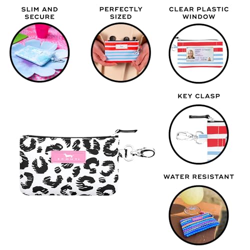 Image of SCOUT IDKase Card Holder, ID Case for Women, Mini Keychain Wallet, Zip Closure