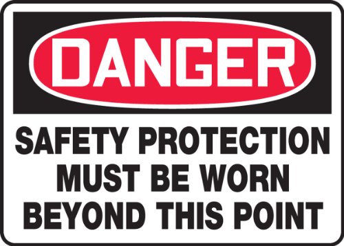 Panneau Danger Safety Protection 25x35cm Accuforce MPPE134XP