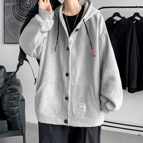 Aobiono Men Women Preppy Hoodie Jacket Harajuku Oversized Aesthetic Cute Kawaii Light Academia Japanese Korean Fall Winter4