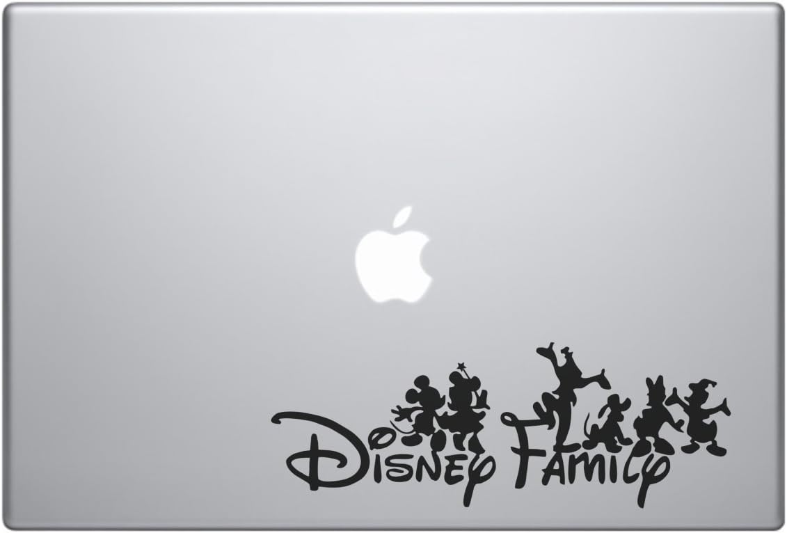 デカールステッカー Disney Family ミッキーと仲間たち 車 トラック Suv Mac Book ノートパソコン ツールボックス 壁 窓 6 ブラック Dfm ステッカー デカール 車 バイク Amazon