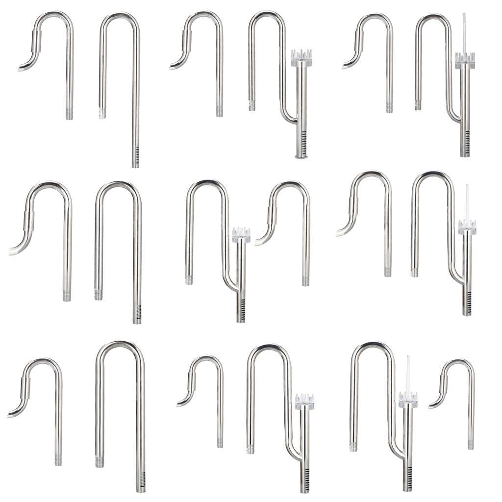 Aquatic Filter System Aquatic Lily Pipe zu Und Ablauf Aquarium Pflanzbehälter, 12 einlass Outlet