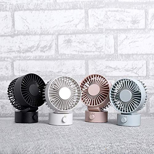 Mini ventilateur de table MU portable et silencieux à 2 vitesses pour bureau