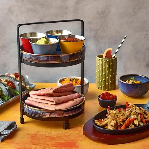 Genware Terra Tapas-Schale, Porzellan, 10 cm, Aquablau, 12 Stück