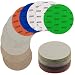 Produktbild JatilEr 25 Stück Schleifpapier 125mm Klett, Körnung 3000/4000/5000/7000/10000 Schleifpad Runde Nasse Trockene Wasserschleifscheiben, Schleifscheiben Exzenterschleifer Schleifpapi Set 5 Zol