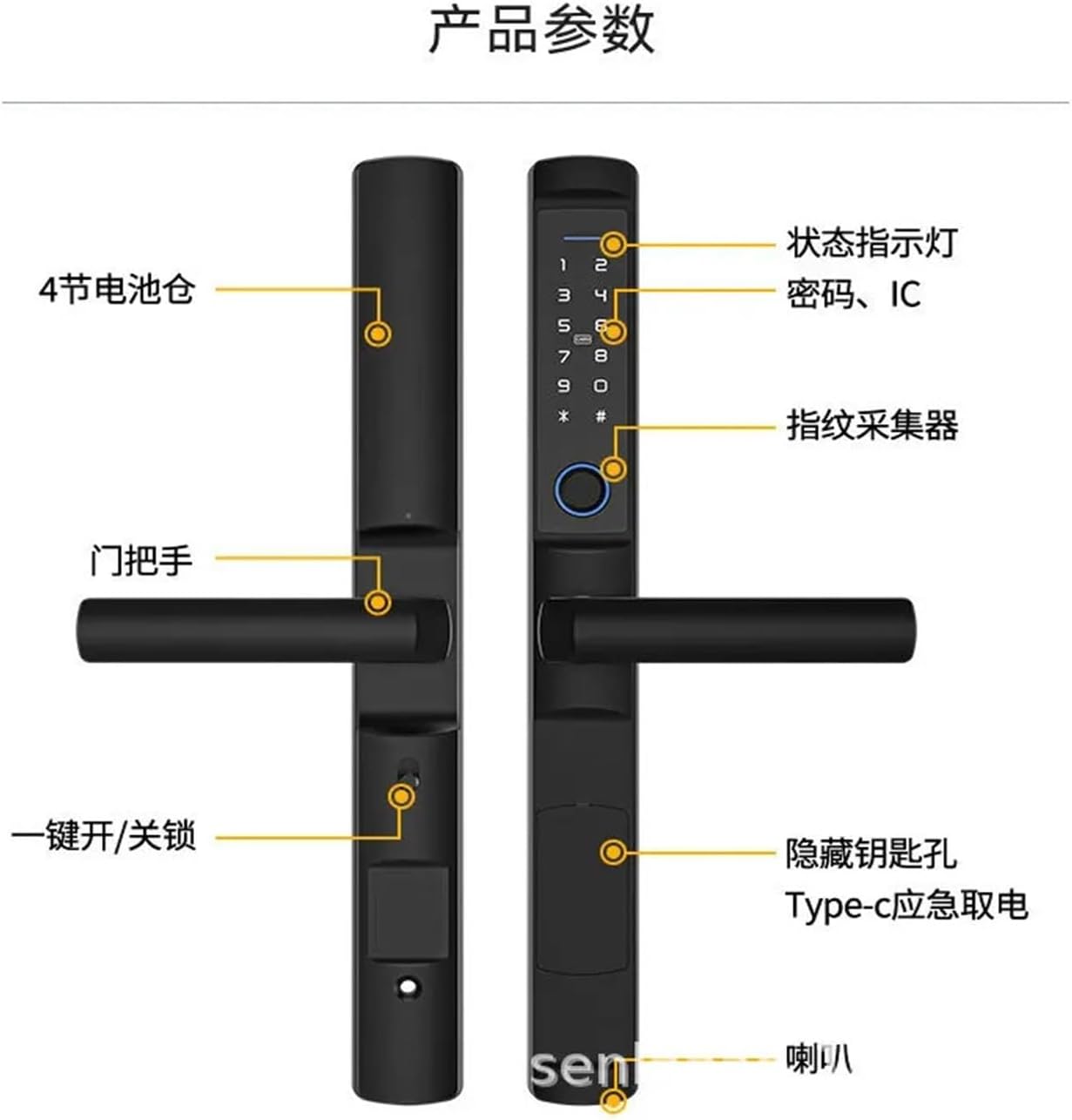 防水屋外スマートドアロック T20 - vadania.jp