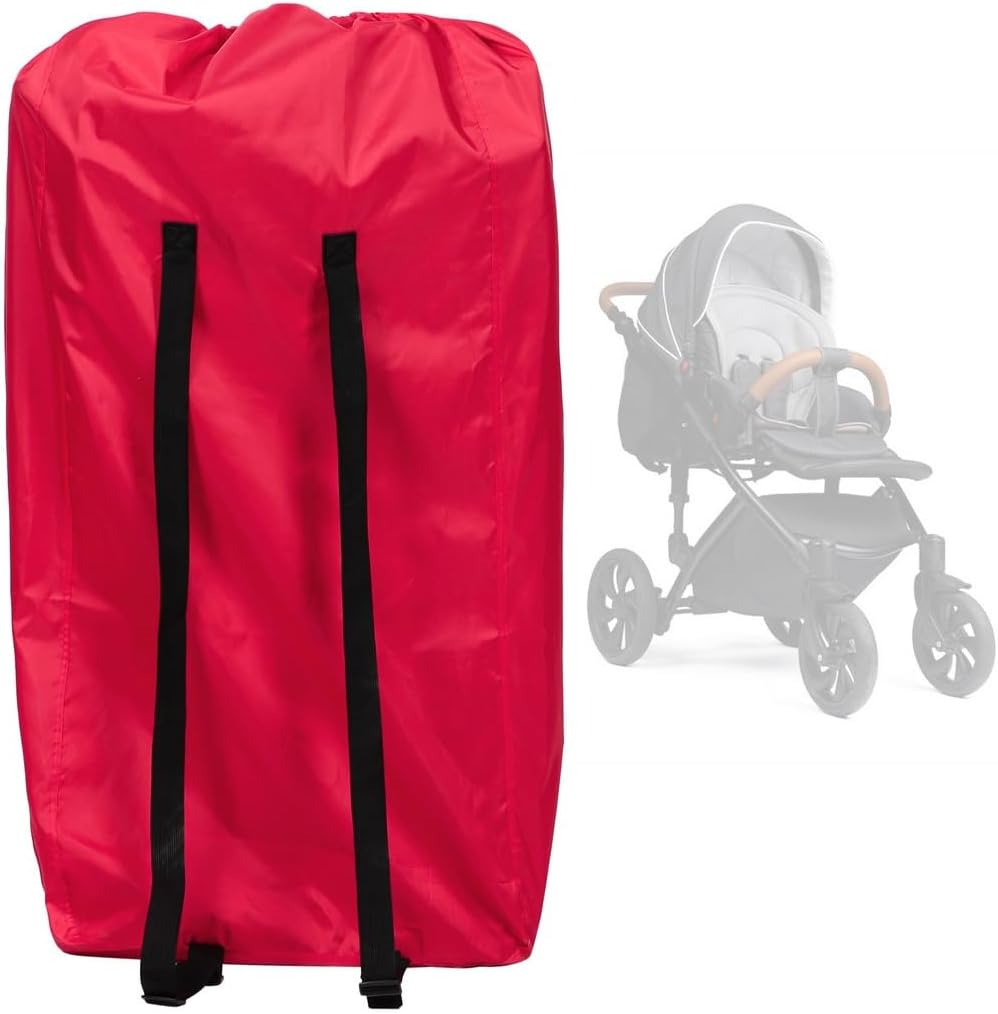 Gate Check Stroller Bag for Airplane Travel, Lightweight Carry Bag for Single & Double Pushchairs