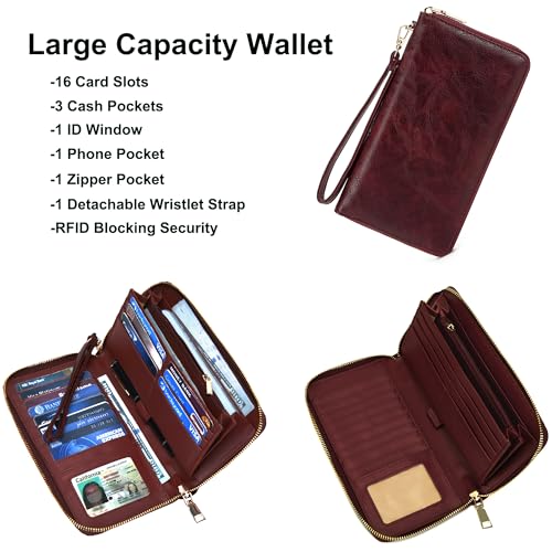 Image of Crossbody Bags for Women Large Hobo Purse Shoulder Handbag Wallet Set 2PCS | Soft PU Leather,Total 9 Pockets,Large Capacity,with a Spacious Functional Wallet,Detachable Shoulder Strap,Stylish Design