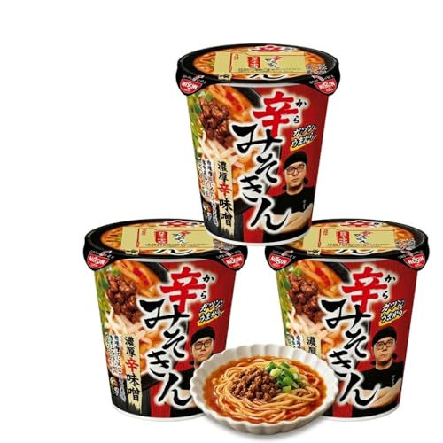 みそきん濃厚味噌ラーメン カップラーメン 日清食品　12個セット Amazon.co.jp: 【12個セット】新みそきん カップラーメン まとめ買い