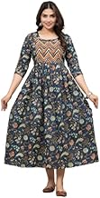 Maternity Feeding Kurti for Women | Cotton Blend Anarkali Dress with Nursing Zip for Pre & Post Pregnancy