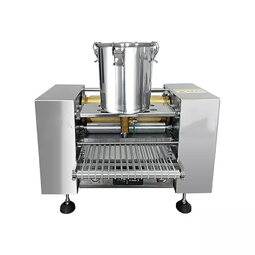 Machine à croûte automatique Owitoghlo de 30,5 cm pour gâteau, crêpes, mini crêpes - Argenté - Moderne - Acier inoxydable - Surface antiadhésive, Épaisseur ajustable