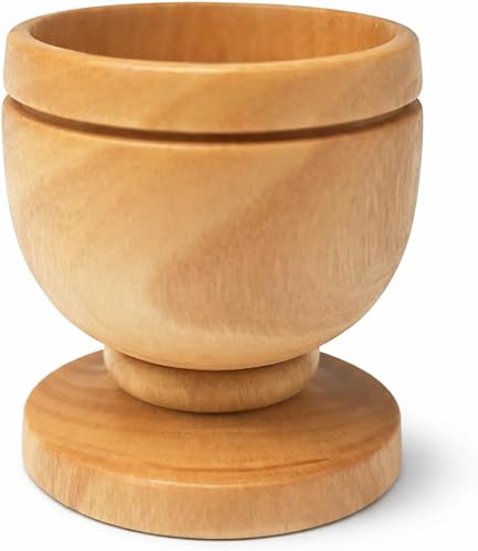 Zuluf Olive Wood Mini Very Small Chalice Communion Cup Wooden Goblet for Wine and Church Use 1.6 Inch Hand Carved Religious Cup Holy Land