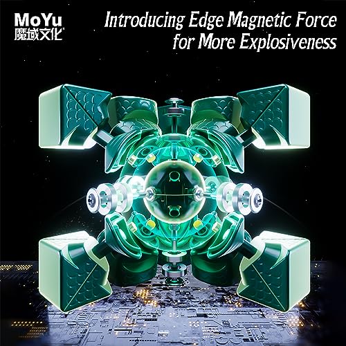 CuberShop Moyu WRM V9 Ball Core (UV Coated) Stickerless Speed Cube, moyu WeiLong WR M V9 MagLev+Core Magnets Magic Clothes Flagship 3x3 UV, WRM 2023 Ball(WeiLong WRMV9 Ball core Magic Clothes Version) by CuberShop - Image 8