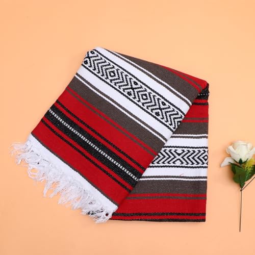 Couverture douce mexicaine coton isolant pour yoga