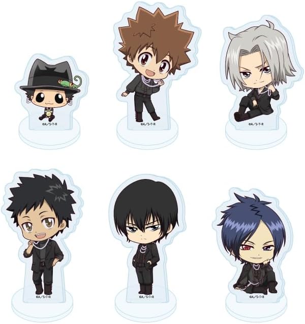 Home Teacher Hitman Reborn! 28 Acrylic Petite Stand, Complete Set, Box of 6