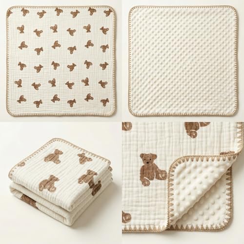 3-Piece Cotton Baby Blanket DROPS TO - image 4