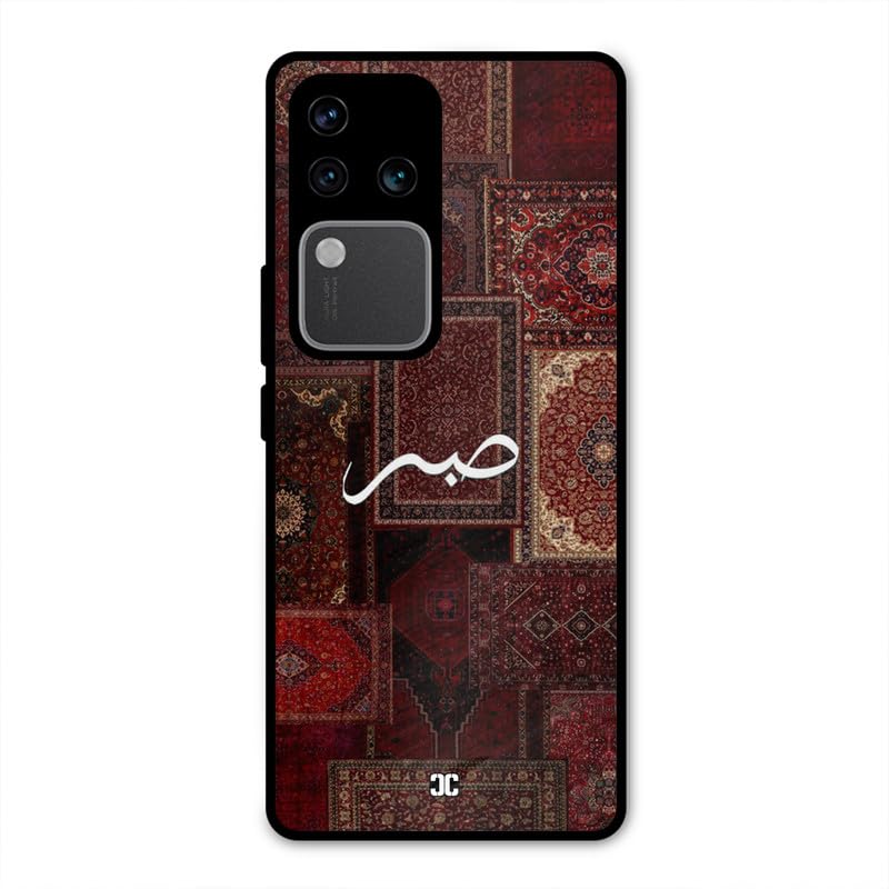 Image of PrintShield Sabr Back Cover for Vivo V30 Pro, Shockproof Printed Phone Case with Soft TPU Sides & Anti-Slip Grip
