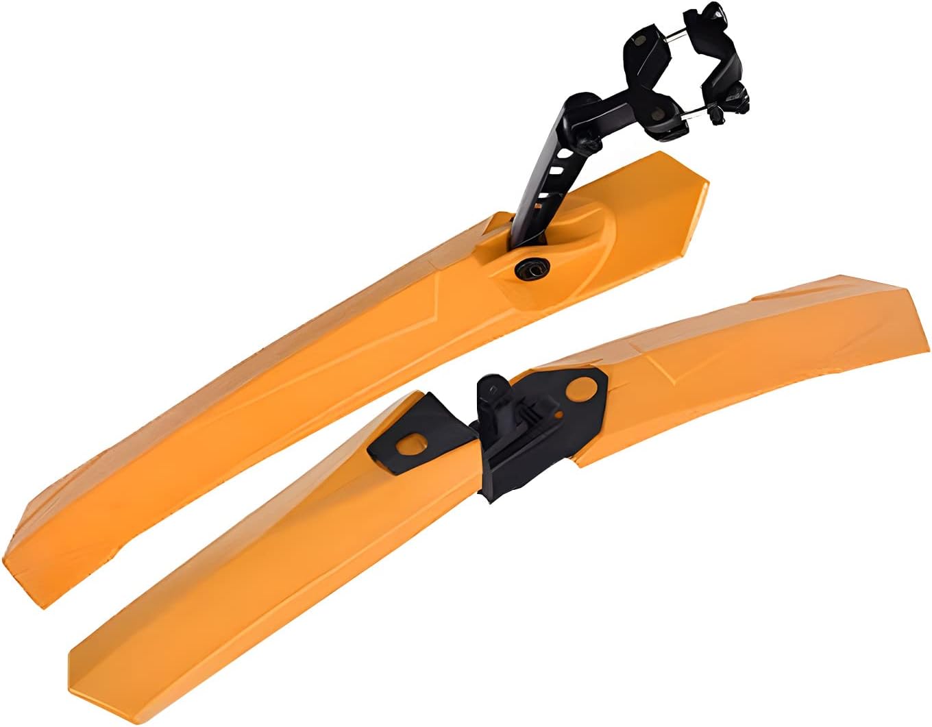 Mudguard Set Bicycles Mudguards Portable Adjustable Mud Flap Front & Rear Mud Guard for Mountain Road Easy to Install, Black