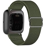 ❤ 【Weich und leicht】 Weiche Nylonmaterialien sind hautfreundlich und weich im Gegensatz zu zu schwerem Metall. Alle diese dehnbaren Uhrenarmbänder sind leicht. Auch wenn dieses Nylonarmband nass wurde, trocknet es schneller.