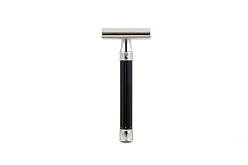 Edwin Jagger 3ONE6 Steel Razor Black
