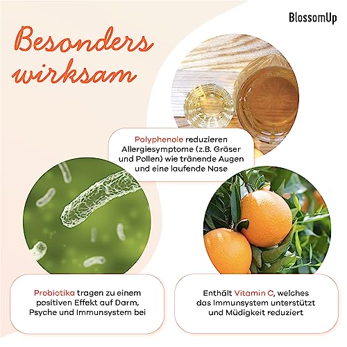 Allergietabletten BlossomUp für Heuschnupfen und Pollenallergien