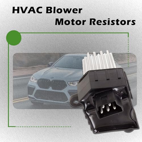 Image of ATC Auto Temp Control AC Heater HVAC Blower Motor Resistor 5 Pins Compatible with BMW 323CI 323I 328CI 328I 325CI 330CI M3 325I 325XI 330XI 330I 525I 530I 528I 540I M5 X3 X5 Replaces 64116923204